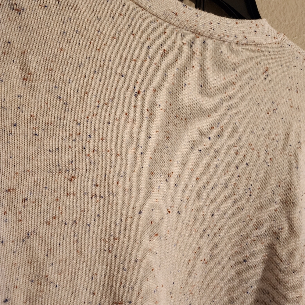 Stitches & Stripes Donegal Speckled Cardigan Women's Open Front Pockets S - Picture 7 of 7